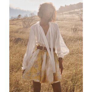 💕ZIMMERMANN💕 Botanica Butterfly Blouse ~ Pearl White 3 = US 10 Large